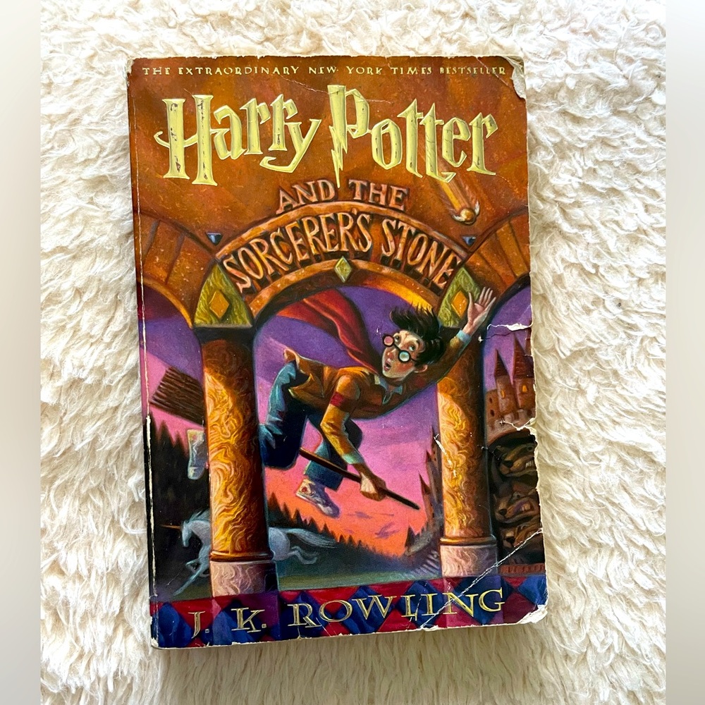 Harry Potter & The Sorcerer’s Stone (book 1) by J.K. Rowling